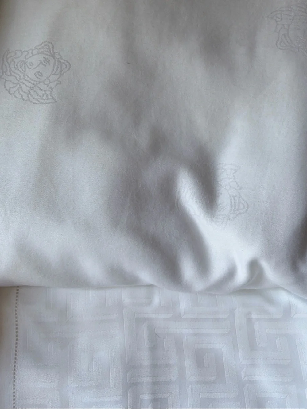 Vintage Versace White King Set IOB Pristine Condition